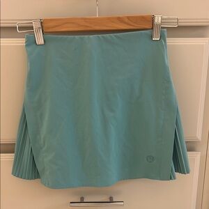 Lululemon Athletica Green Mini A-Line Skirt